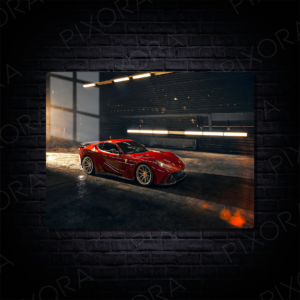 Ferrari 812 Metal Tablo