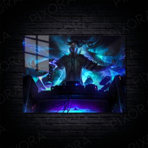 League Of Legends Metal Tablo