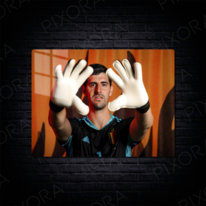Thibaut Courtois Metal Tablo
