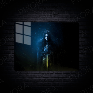Jon Snow Metal Tablo
