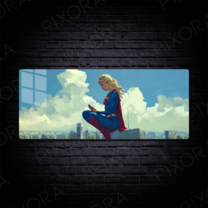 Supergirl Metal Tablo