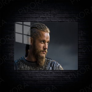 Ragnar Lothbrok Metal Tablo