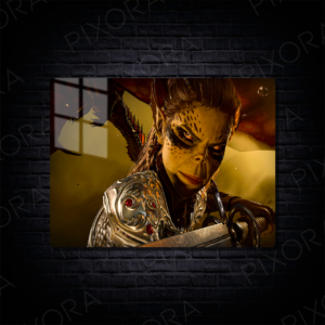 Baldur's Gate Metal Tablo