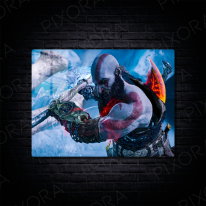 God of War Metal Tablo