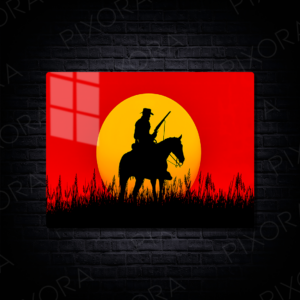 Red Dead Redemption Metal Tablo