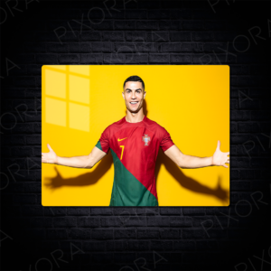 Cristiano Ronaldo Metal Tablo
