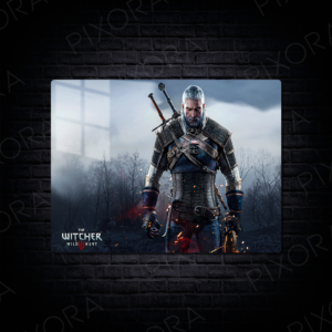 Witcher Metal Tablo