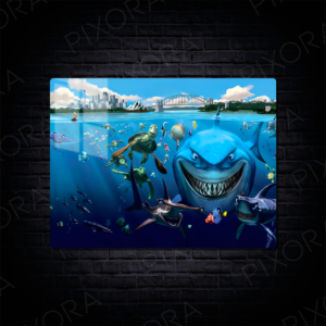 Kayıp Balık Nemo Metal Tablo