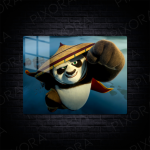 Kung Fu Panda Metal Tablo