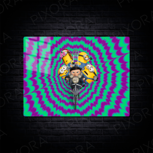Minyonlar Metal Tablo