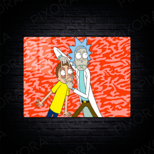 Rick and Morty Metal Tablo