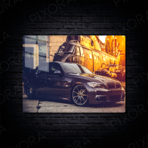 BMW E90 Metal Tablo