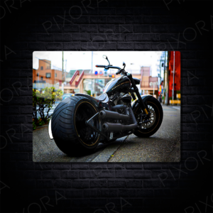 Harley Davidson Metal Tablo