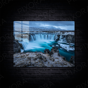 Goðafoss Metal Tablo