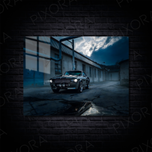Ford Mustang Shelby Metal Tablo