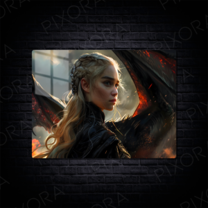 Daenerys Targaryen Metal Tablo