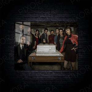 La Casa De Papel Metal Tablo