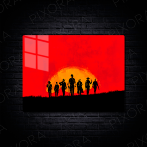 Red Dead Redemption Metal Tablo