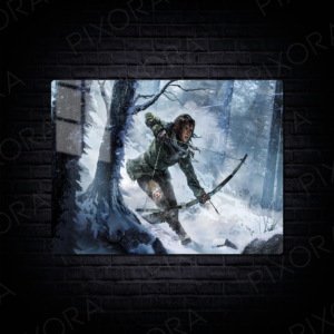 Tomb Raider Metal Tablo