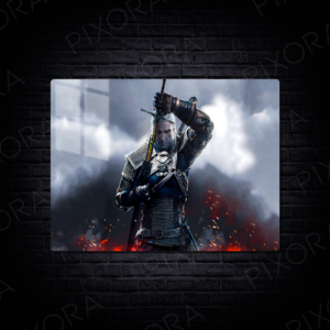Witcher Metal Tablo