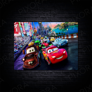 Cars Metal Tablo