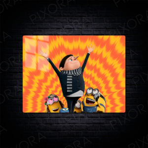 Minyonlar Metal Tablo