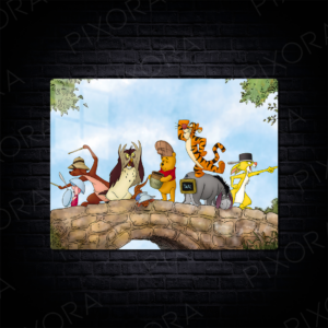 Winnie the Pooh Metal Tablo