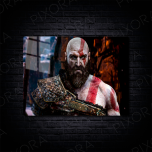 God of War Metal Tablo