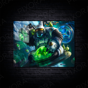 League Of Legends Metal Tablo