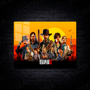 Red Dead Redemption Metal Tablo