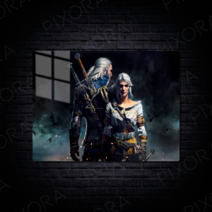 Witcher Metal Tablo
