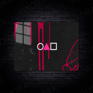 Squid Game Metal Tablo