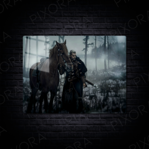 Witcher Metal Tablo