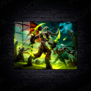 World of Warcraft Metal Tablo