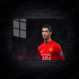 Cristiano Ronaldo Metal Tablo