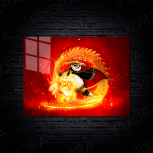 Kung Fu Panda Metal Tablo
