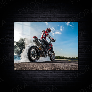 Ducati Hypermotard Metal Tablo