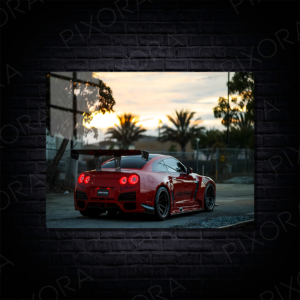 Nissan GT-R Metal Tablo
