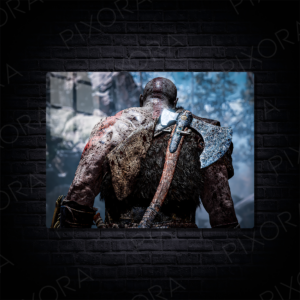 God of War Metal Tablo