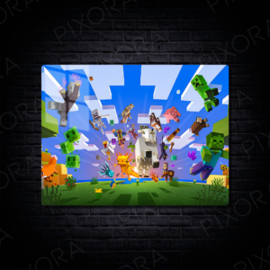 Minecraft Metal Tablo