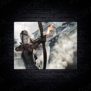 Tomb Raider Metal Tablo