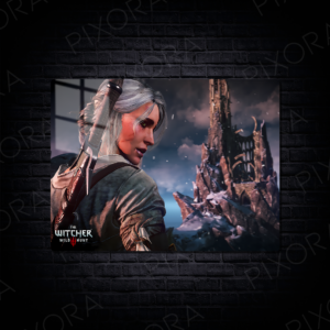 Witcher Metal Tablo