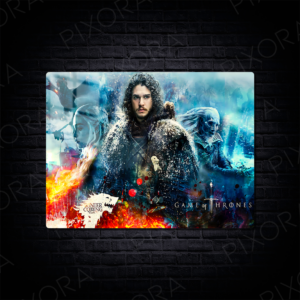 Jon Snow Metal Tablo