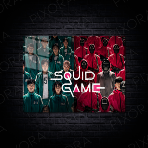 Squid Game Metal Tablo