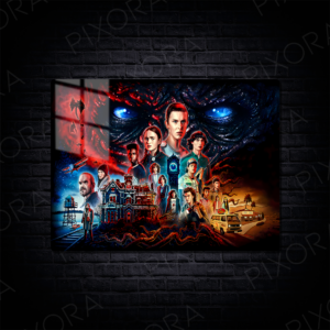 Stranger Things Metal Tablo