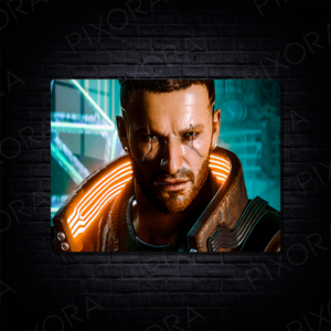 Cyberpunk 2077 Metal Tablo