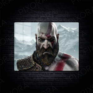 God of War Metal Tablo