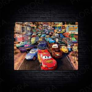 Cars Metal Tablo