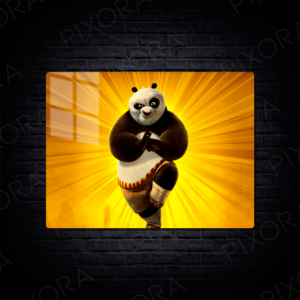 Kung Fu Panda Metal Tablo