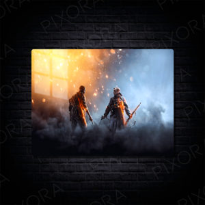 Battlefield Metal Tablo